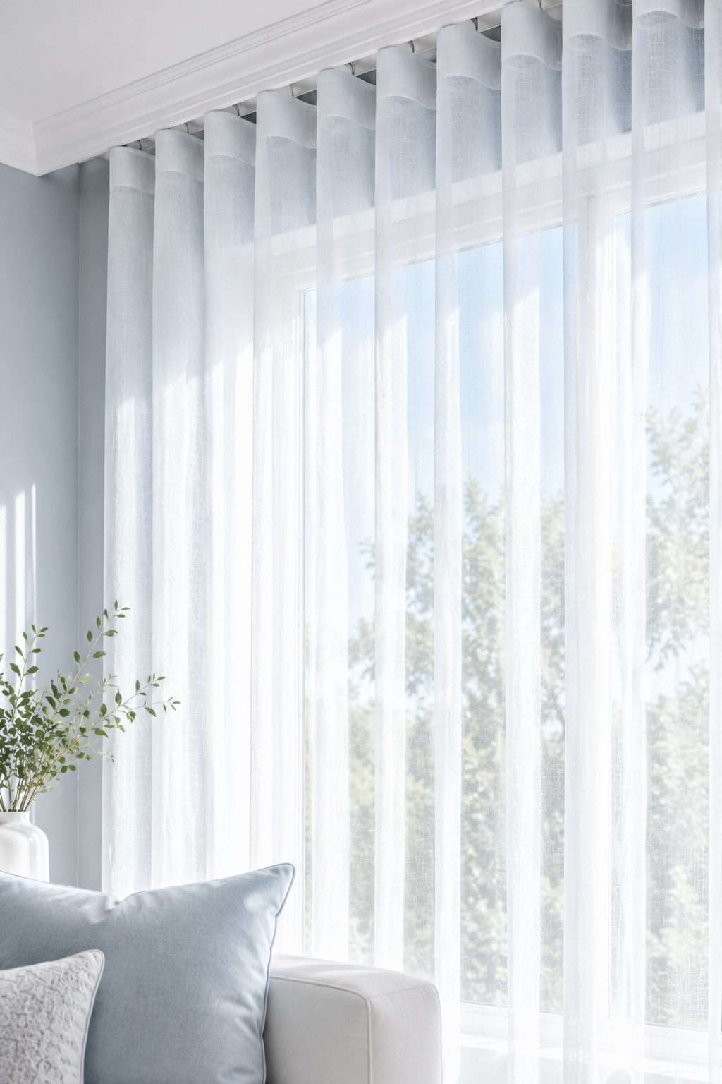 Wave Voile curtains